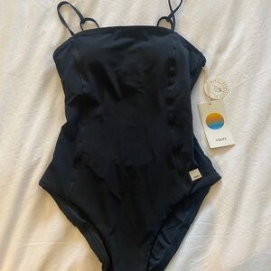 Vuori-Dune Bathing Suit-XS-Black-NWT